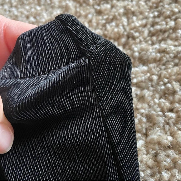 Citiknits Slinky Wide Leg Pull On Pants Women’s M Black Vintage Elastic Waist - Picture 7 of 12